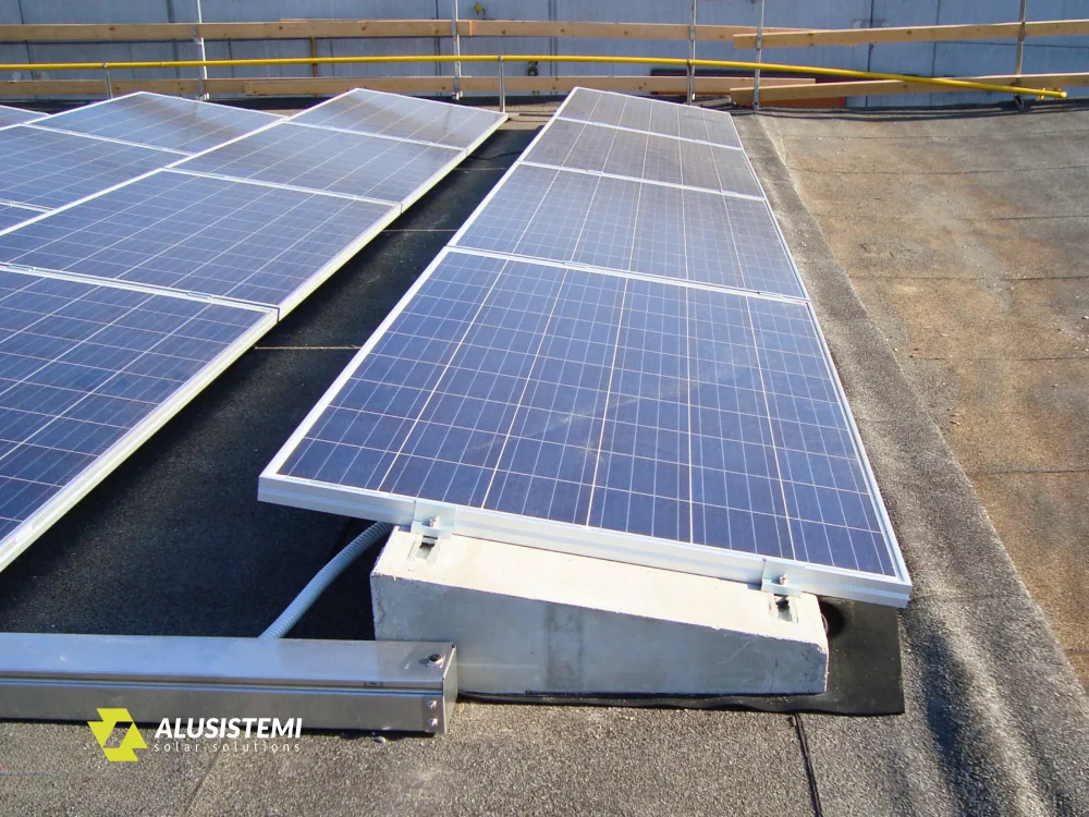 zavorre in cemento per pannelli fotovoltaici