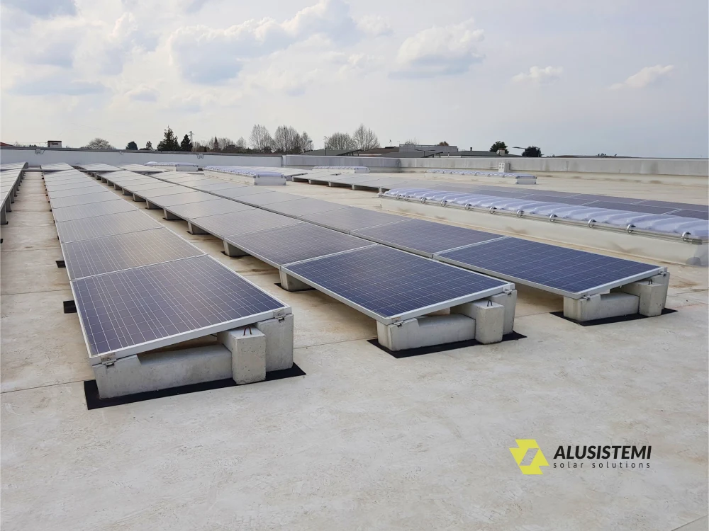 zavorre in cemento per pannelli fotovoltaici